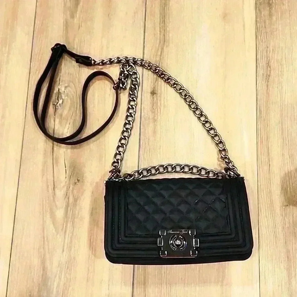 American Jewel Silicone Shoulder Bag Jelly Clutch Handbag 'Danielle Boy Bag' - Picture 2 of 9